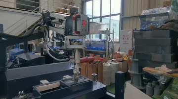 Electric driven DTH button bits sharpening machine