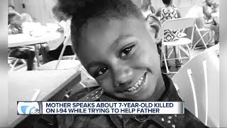 Mother of 7-year-old killed crossing I-94 says, 'She would help anybody'