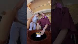 餅つきされてる猫 #のびろ #おもろい#猫#餅