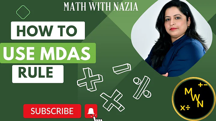 MDAS Rule|| Order of operations|| How to use MDAS Rule