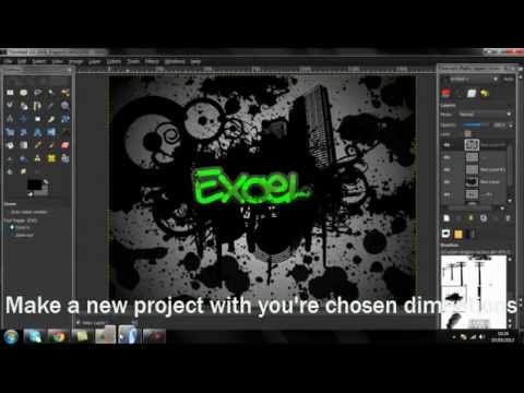 How to create Graffiti effect on Gimp