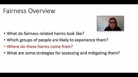 Lecture 6: Fairness and Transparency by Jenn Wortman Vaughan