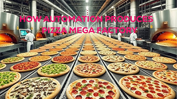 Inside the Frozen Pizza Mega Factory How Automation Produces Thousands Daily #PizzaFactory