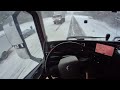 VOLVO FH 540 POV Driving RUSSIA SNOW ROAD