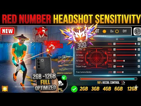 99% Headshot Rate Perfect Sensitivity😱Make Your Own Sensi🇧🇷👾 0% recoil 💯 Settings #ff100​​% Working
