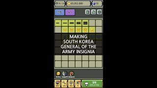Making South Korea General of the Army Insignia [Rank Insignia] screenshot 1