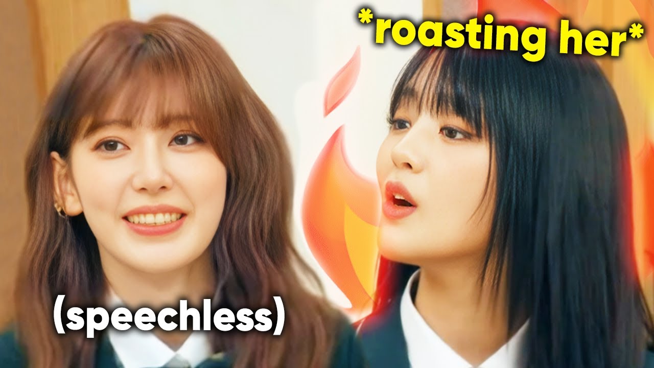 SAKURA getting *roasted* by (G)I-dle MINNIE in their new show (ft. their cute friendship)