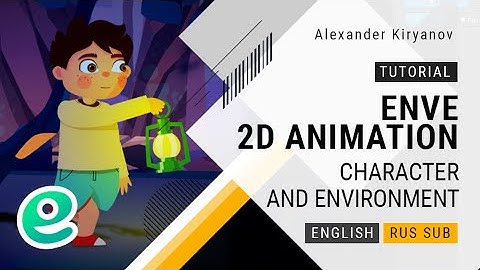 Enve. 2d animation. Сharacter and environment