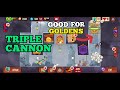 King of thieves  base 123 triple cannon