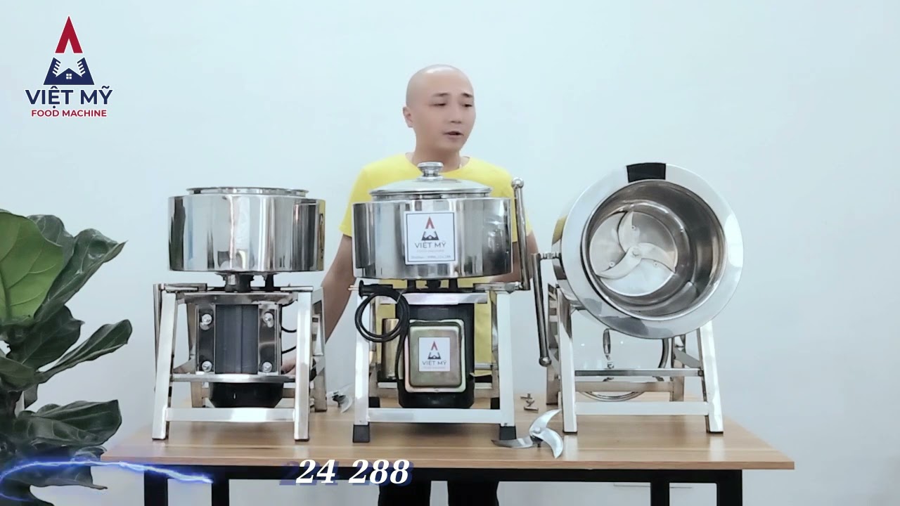 Máy xay giò chả (chả lụa) 2kg phù hợp với gia đình và hộ kinh doanh giò chả. Liên hệ: 0906 224 288