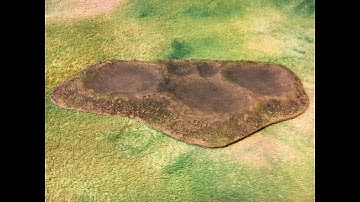 Wargaming shell holes/craters 15mm terrain build