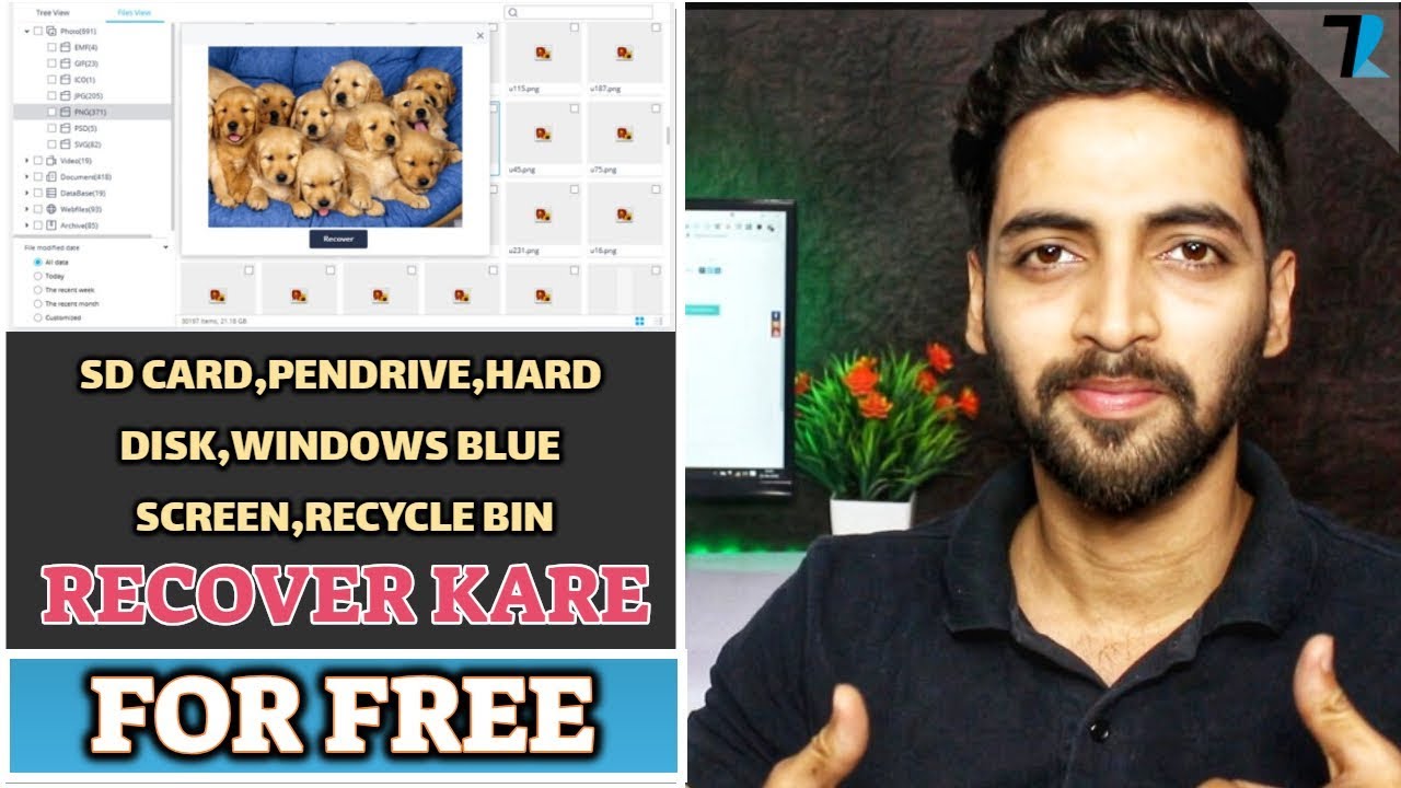 Recover Deleted or Corrupt Files For Free I Win 2TB External Hard Drive