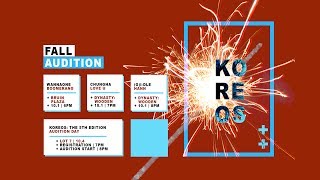 Koreos Fall 2018 Audition Promotion video