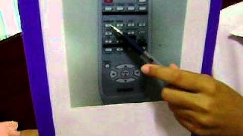 การใช้งานเครื่อง digital visualizer ด้วย remote control