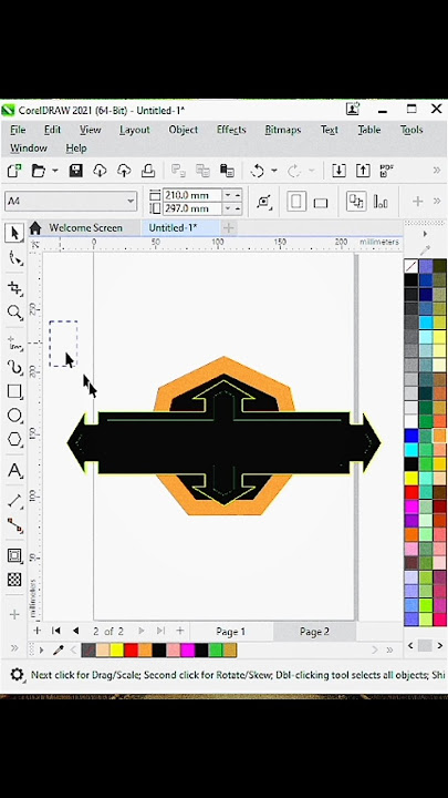 Corel designs tips ✅💫 #coreldraw #graphicdesign #shorts #tutorial