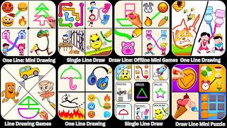 One Line: Mini Drawing,Single Line Draw,Draw Line: Offline Mini Games,One Line Drawing,Single Line.. screenshot 5