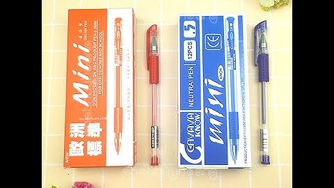 Hộp 12 cây bút mực xanh Mini Dominic , mực đỏ Mini Dominic loại tốt giá rẻ