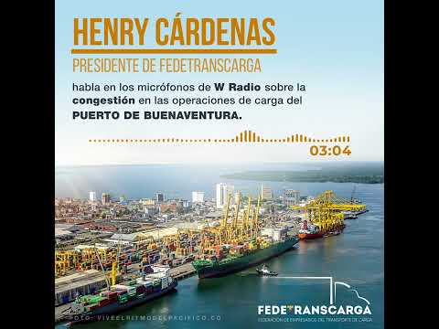 Entrevista W Radio: congestión en las operaciones del Puerto de Buenaventura Entrevista W Radio: congestión en las operaciones del Puerto de Buenaventura