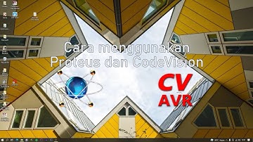 Cara menggunakan Proteus dan CodeVision AVR untuk membuat Running LED