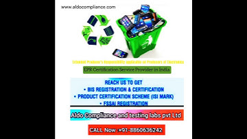 Ewaste / EPR certification