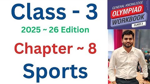IGKO General Knowledge Olympiad | Class - 3 | C- 8 | Sports | 2025- 26 EDITION