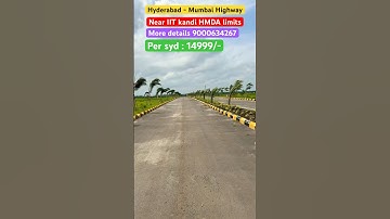 open plots at kandi iit, hmda & rera approved open beside @iit kandi, plots price near kandi iit, ii