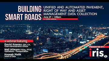 Building Smart Roads: Automated pavement, right of way and asset management data collection