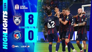 Johor Darul Ta'zim 8-0 Sabah FC | Highlights | Liga Super 2025-26 | LS5