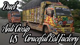 Truck Anti Gosip Vs Graceful Bst Factory | DJ MALAM TAHUN BARU 2021 TANTE CULIK AKU DONG (DJ YOGA)