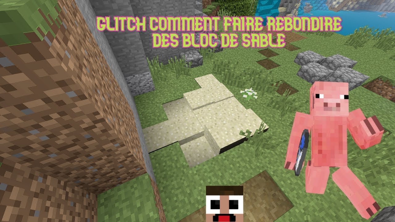 COMMANT FAIRE FLOTTER DES BLOC DE SABLE/MINECRAFT/PS4/FR - YouTube