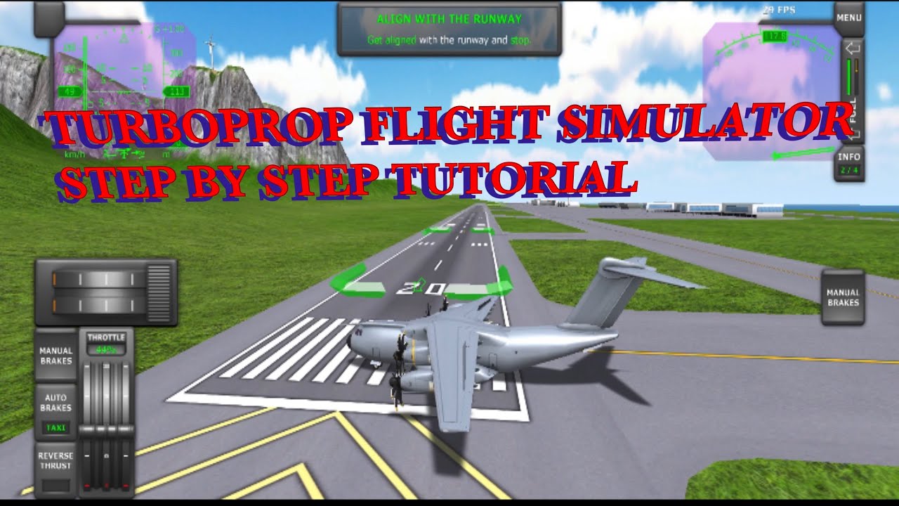 How to Play TURBOPROP Flight Simulator - Step-by-Step Tutorial - YouTube