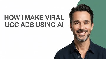 How I Make Viral Ugc Ads Using Ai - KevinHowTo