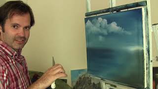 Changed my Mind Seascape   wet on wet   oil painting