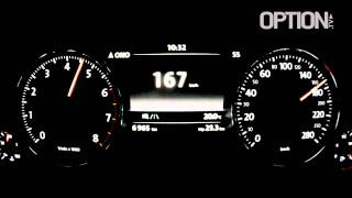 225 km/h en Volkswagen Touareg Hybrid (Option Auto)