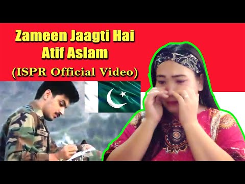 Zameen Jaagti Hai | Atif Aslam (ISPR Official Video) || INDONESIAN REACTION ||