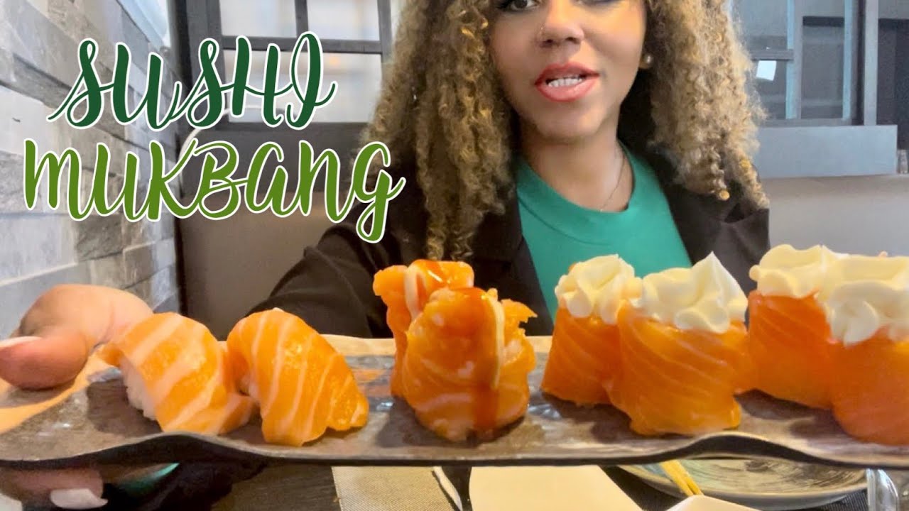 🍣 MANGIO SUSHI SENZA LIMITI con MIO MARITO!! SUSHI MUKBANG EATING SHOW ITA