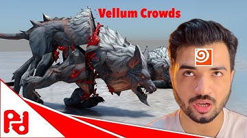 Amazing vellum for Crowds in Houdini 19.5