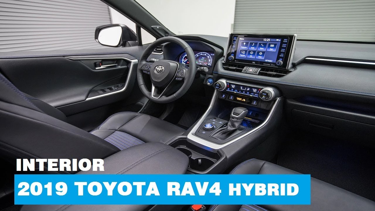 New 2019 Toyota Rav4 Hybrid Interior Design Details