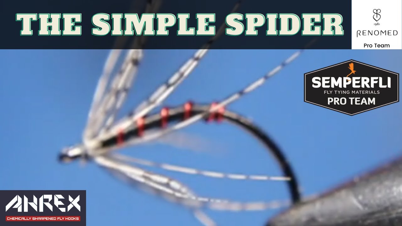 Fly Tying Tutorials The Simple Spider - YouTube