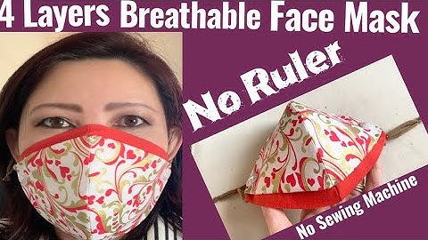 # 214 ) How To Make The Best Fitted - No Fog On Glasses Face Mask - The Twins Day Face Mask Tutorial