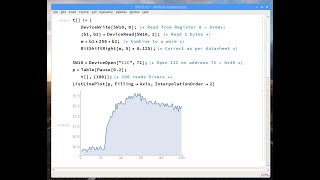 ☒SW10 via I2C via RasPi to Wolfram Mathematica
