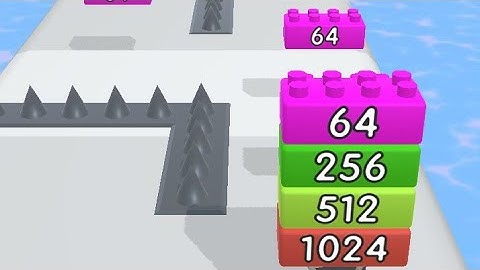 NOOB vs PRO vs HACKER - Brick Runner 2048