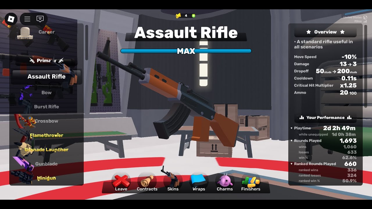 Ak Rivals Showcasing the AK-47 skin in roblox rivals! - YouTube