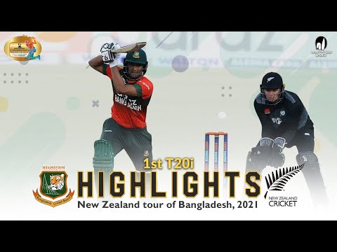 Bangladesh vs New Zealand Highlights || 1st T20i || New Zealand Tour of Bangladesh 2021