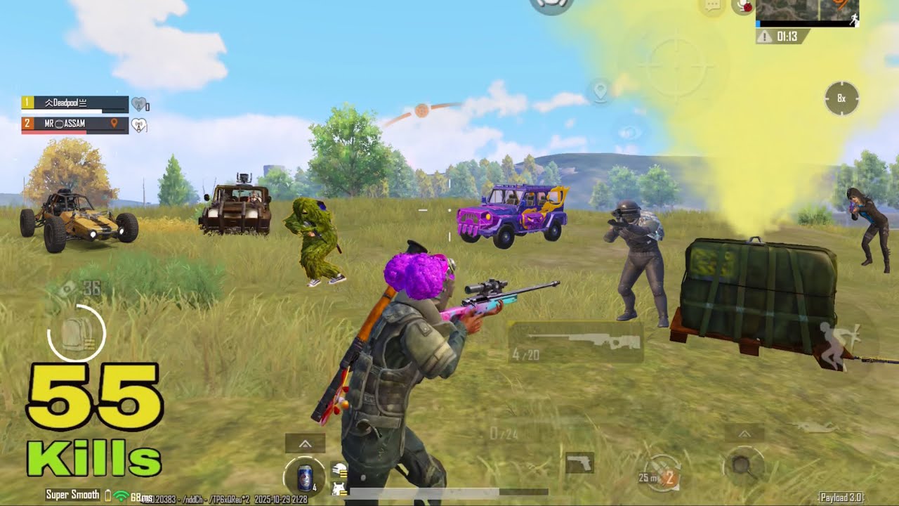 49 kills🔥using AWM, M202, Mortar+ Fighter Jet payload mode destruction😱