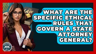 What Are The Specific Ethical Rules That Govern A State Attorney General - Law School Prep Hub