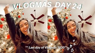 vlogmas day 24: last day of Vlogmas☃️❄️