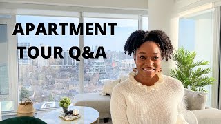 TORONTO APARTMENT TOUR Q&amp;A !!