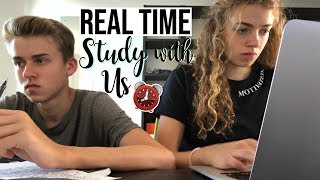 1 Hour Real Time Study With Us (with Break!) ✨