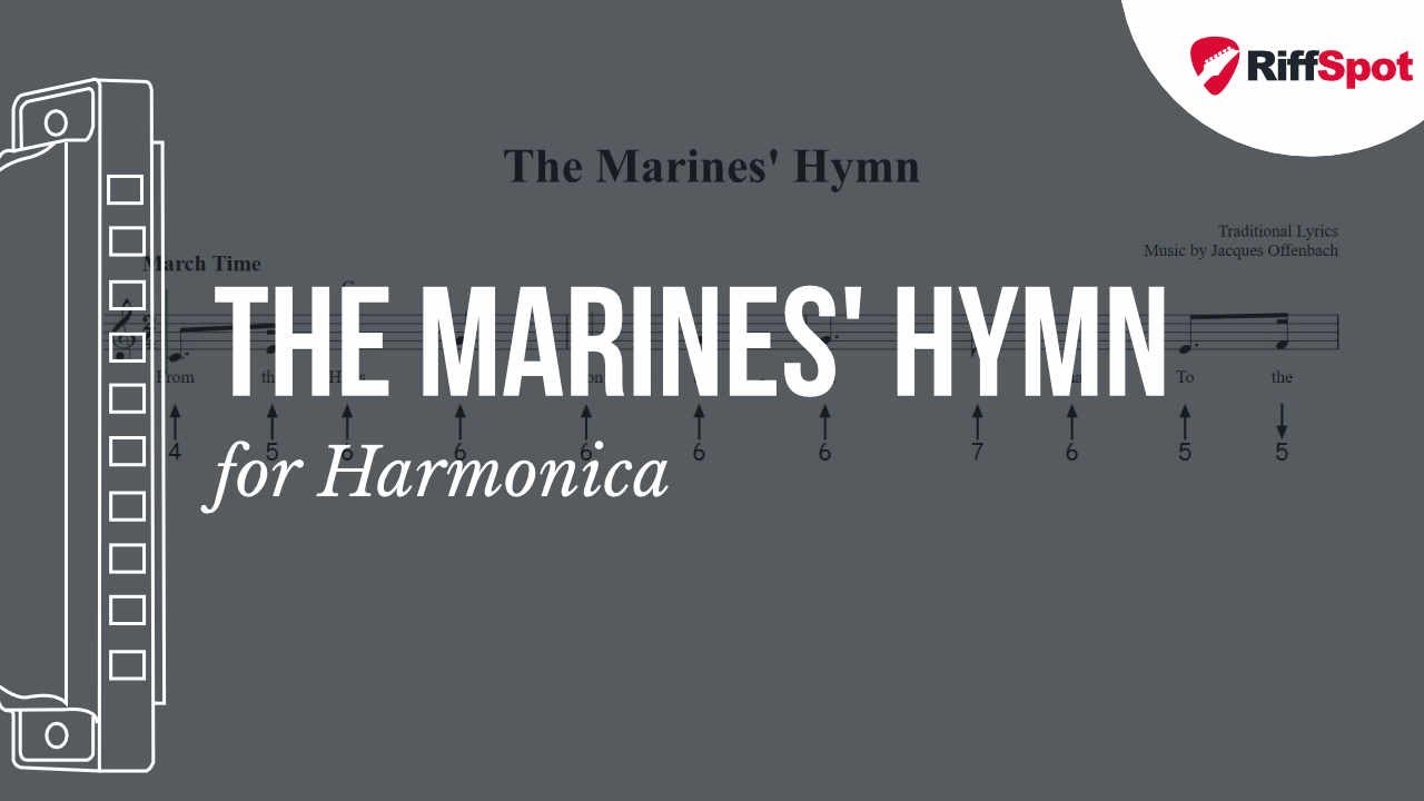 The Marines' Hymn Harmonica Tab YouTube